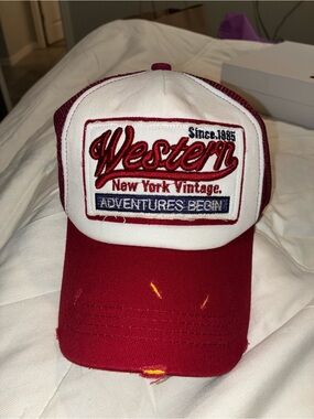 Princess Polly Western New York Vintage 'Adventures Begin' Trucker Hat